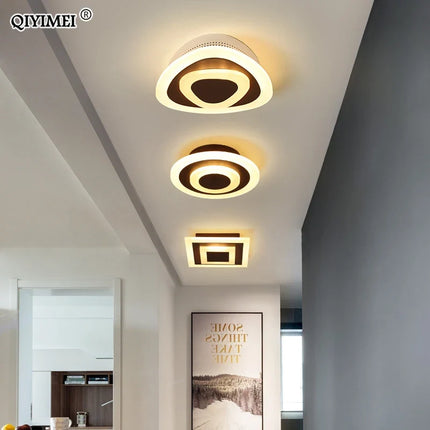 Plafonnier LED décoratif forme ronde et carrée pour maison — LZ4XJ9