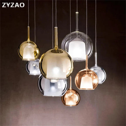 Suspension design nordique en verre pour intérieur élégant — LZ4Q7M9
