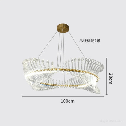 Lustre suspension LED au design moderne nordique — LZ4P9XQ
