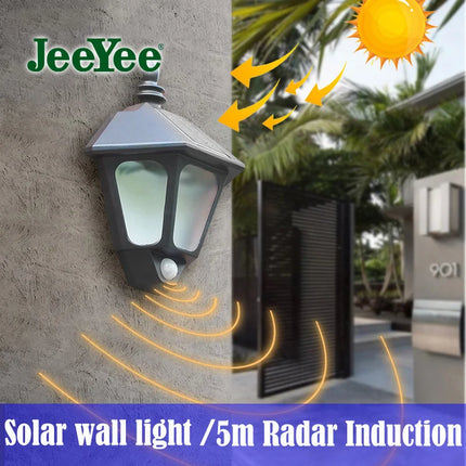 Applique murale solaire LED étanche à induction pour éclairage extérieur et jardin — LZ4X9P
