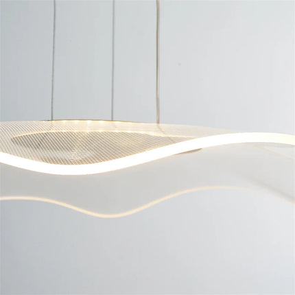 Lustre LED nordique feuille de lotus avec gradation — LZ4M9X2
