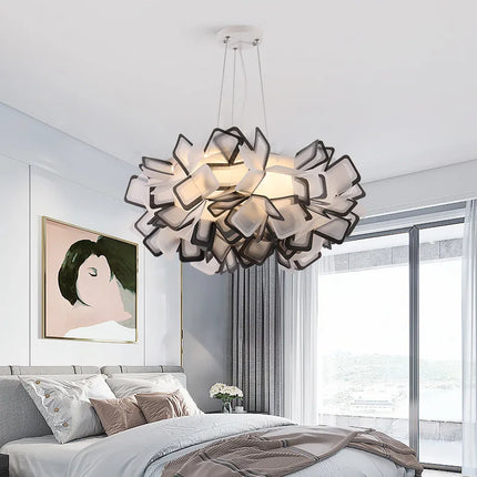 Suspension LED design fleur en acrylique pour salon et chambre — LZ4X9T