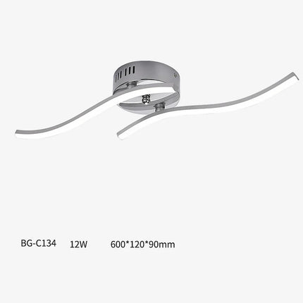 Plafonnier LED design en aluminium pour décoration moderne — LZ4X9T