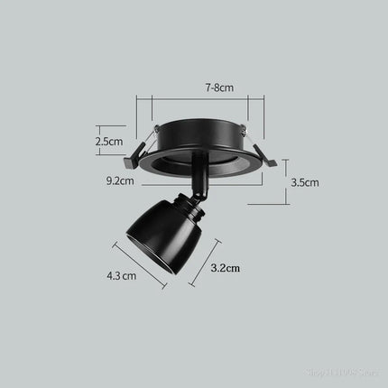 Plafonnier LED moderne à angle réglable pour cuisine — LZ4X9P2
