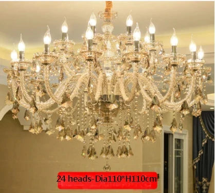 Lustre en cristal lumineux pour décoration moderne et élégante — LZ4X9P