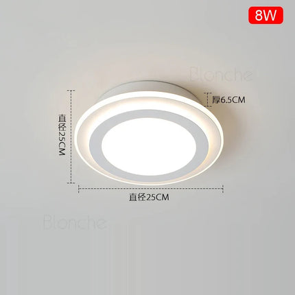 Plafonnier LED nordique moderne en acrylique pour intérieur — LZ4X9J