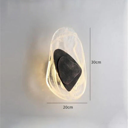Applique murale LED en cristal style nordique pour espaces variés — LZ4X9P2