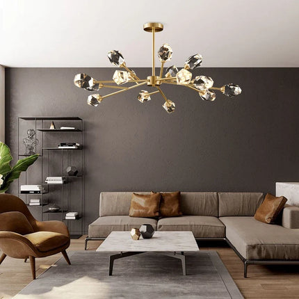 Lustre en cristal pour décoration intérieure élégante et luxueuse — LZ4X9T2