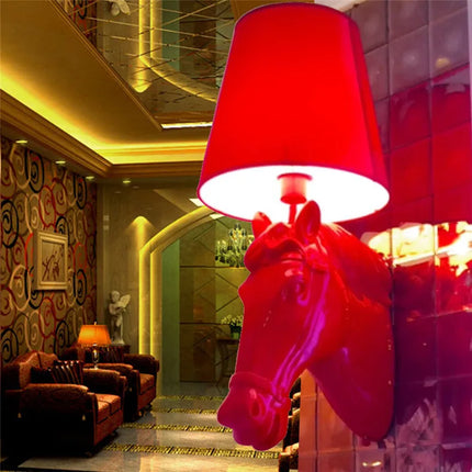 Applique murale cheval style européen pour salon et hôtel — LZ4M9Q2