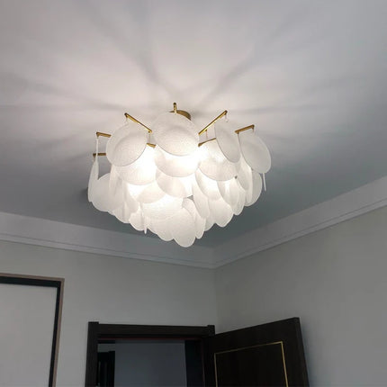 Lustre nordique postmoderne avec carillon éolien décoratif — LZ4X9P