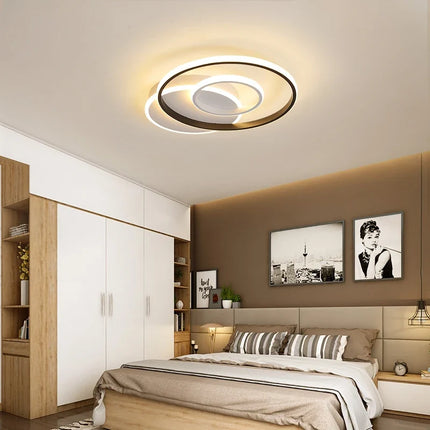 Plafonnier LED rond pour éclairage intérieur décoratif moderne — LZ4T9XQ