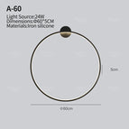 Connexion 60CM-24W / Lumière chaude / Noir