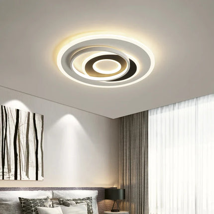 Plafonnier art déco post-moderne avec télécommande style coréen — LZ4X9M2