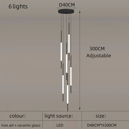 Lustre moderne pour décoration intérieure élégante et épurée — LZ4X9M