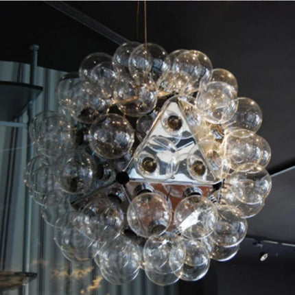Suspension boule en verre au design nordique moderne pour intérieur — LZ4X9M