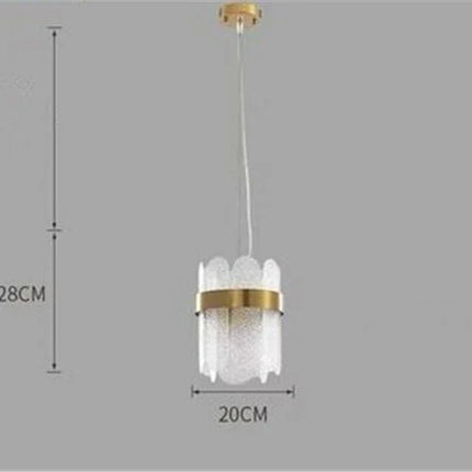 Lustre ovale suspendu en métal doré avec abat-jour en verre — LZ4X9T2