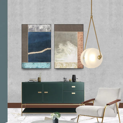 Suspension nordique en verre pour décoration loft et restaurant — LZ4X9T2