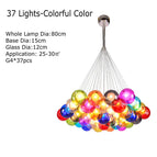 37 lumières colorées / Lumière blanche chaude