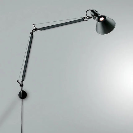 Applique murale LED à bras long pliable et réglable pour lecture — LZ4X9T