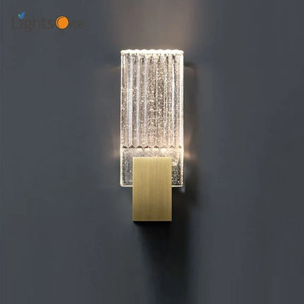 Applique murale en cristal au design moderne et minimaliste pour étude et détente — LZ4X9P