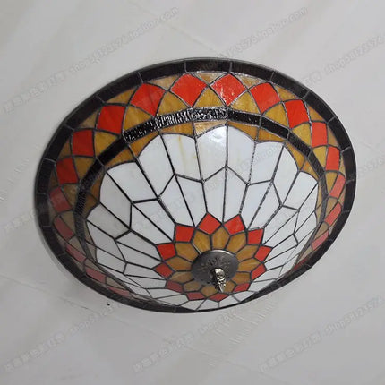 Plafonnier minimaliste en verre teinté style américain pour chambre d’enfant — LZ4XJ9