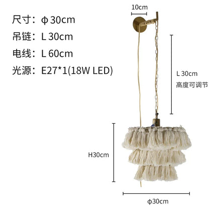 Suspension moderne en coton avec pampilles style nordique artistique — LZ4QX9