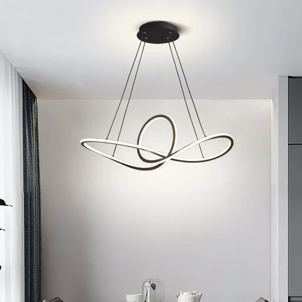 Lustre LED nordique en aluminium au design post-moderne — LZ4X9P