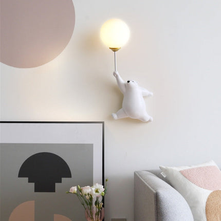 Applique murale enfant avec motif ours polaire Maverick — LZ4X9J
