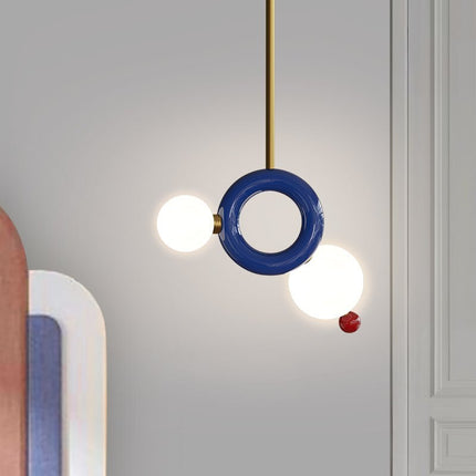 Suspension design en métal avec boules colorées Ginna — LZ4M9XQ