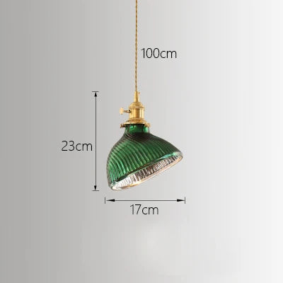 Lustre suspension en verre minimaliste au design japonais créatif — LZ4X9M