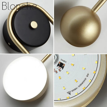 Lampe de chevet LED créative à trois lumières dimmables — LZ4X9B