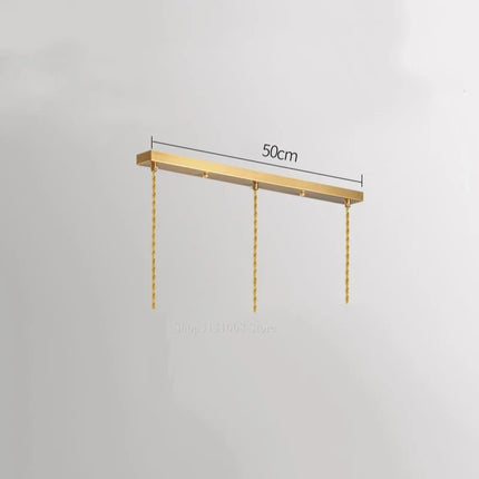 suspension LED en verre design moderne simpliste