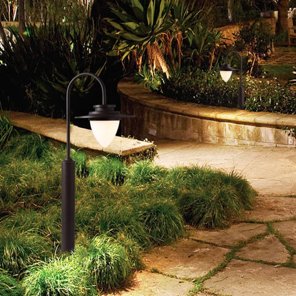 Lampadaire de jardin moderne en aluminium pour pelouse extérieure — LZ7D9Q