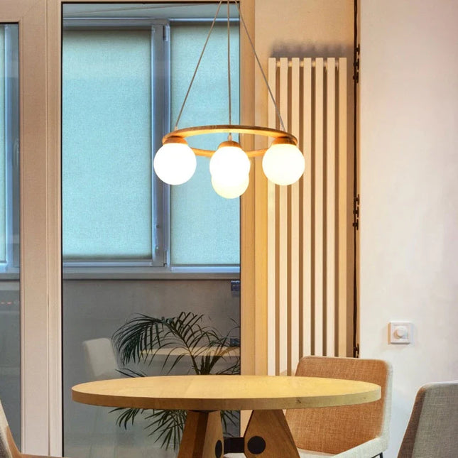 Lustre suspension nordique haricot créatif pour restaurant — LZ4M9T2