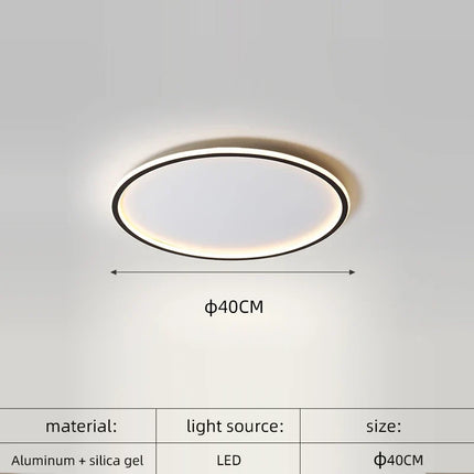 Plafonnier circulaire moderne pour intérieur élégant et fonctionnel — LZ4X9T2
