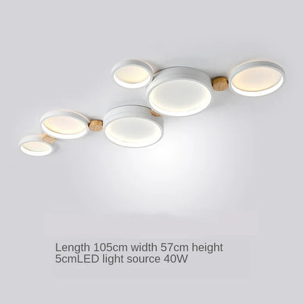 Lustre LED nordique pour salon, café, balcon et vestiaire — LZ4X9T2