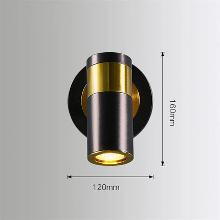 Applique murale LED en métal au design moderne pour intérieur élégant — LZ4X9T