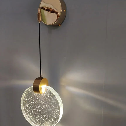 Applique murale moderne en cristal avec éclairage décoratif — LZ4X9T