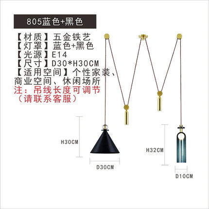 Suspension design en verre et métal pour intérieur moderne — LZ4Q7J2