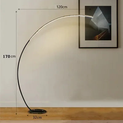 Lampadaire LED design arc style nordique moderne — LZ4X9P