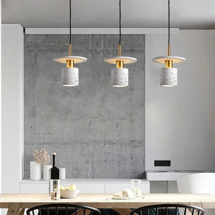 Suspension design en terrazzo pour restaurant et bar — LZ4X9T2