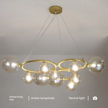 Suspension moderne en verre avec ampoule intégrée pour intérieur — LZ4P9XQ
