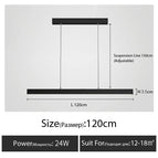 1 mot-L120cm / Lumière chaude 3000K