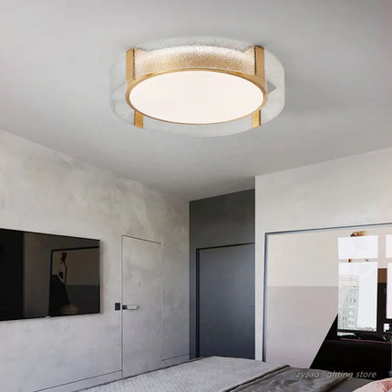 Plafonnier en cuivre au design moderne pour décoration intérieure créative — LZ4X9T2