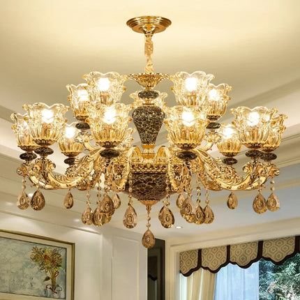 Lustre en cristal de luxe pour ambiance minimaliste — LZ4XQ9