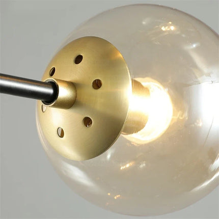 lustre led moderne boule de verre nordique luminaires créatifs