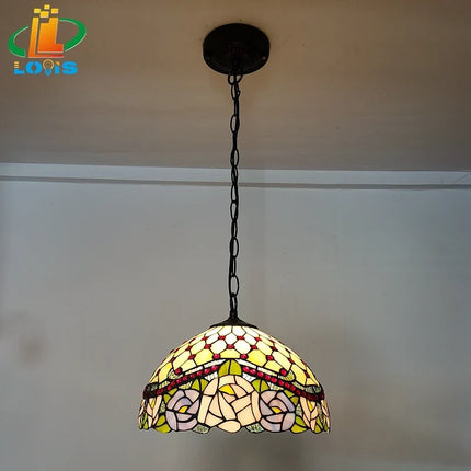 Lustre en verre décoratif pour café, bar et jardin — LZ4M9X2