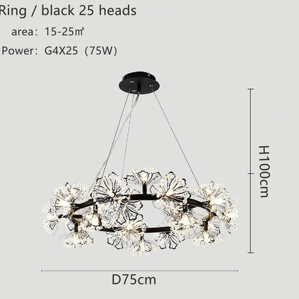 Lustre LED moderne luxe pour éclairage intérieur — LZ4N7Q2F