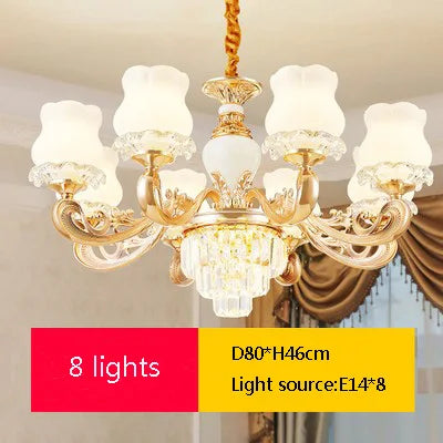 Lustre moderne en cristal pour éclairage élégant et raffiné — LZ4M9Q2