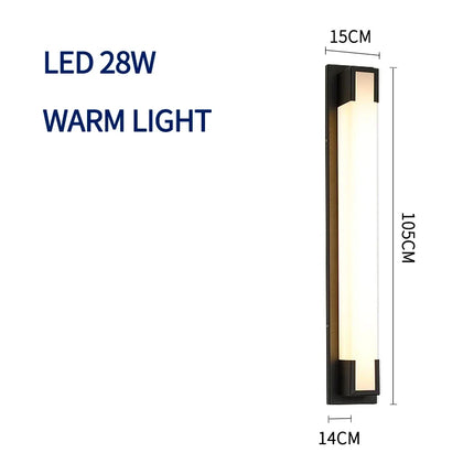 Applique murale LED extérieure étanche IP65 en inox pour jardin et terrasse — LZ4X9T2